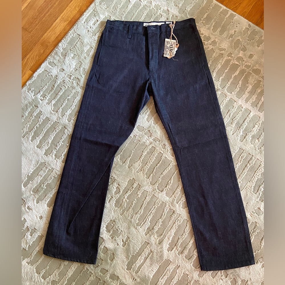 NWT Vans Gilbert Crockett Denim Chinos - in Raw Oakhurst, 34 X 32